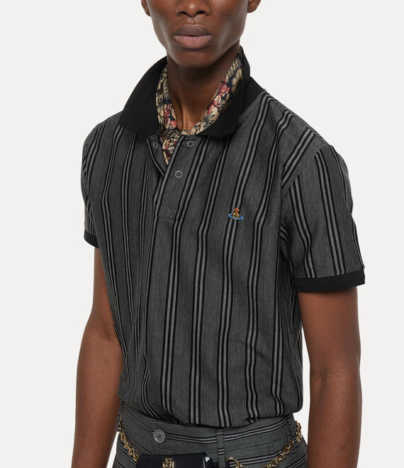 Vivienne Westwood Classic polo in BLACK/WHITE